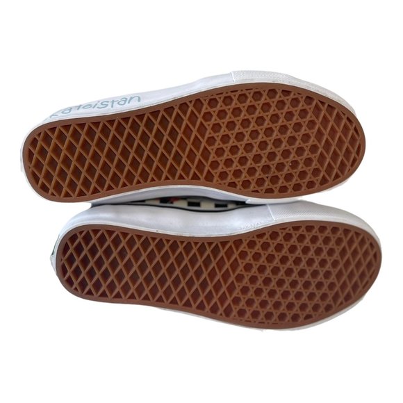 Vans SK8 Hi Skateistan Checkerboard Men's Classic Skate Shoes Size 7 - Picture 11 of 14